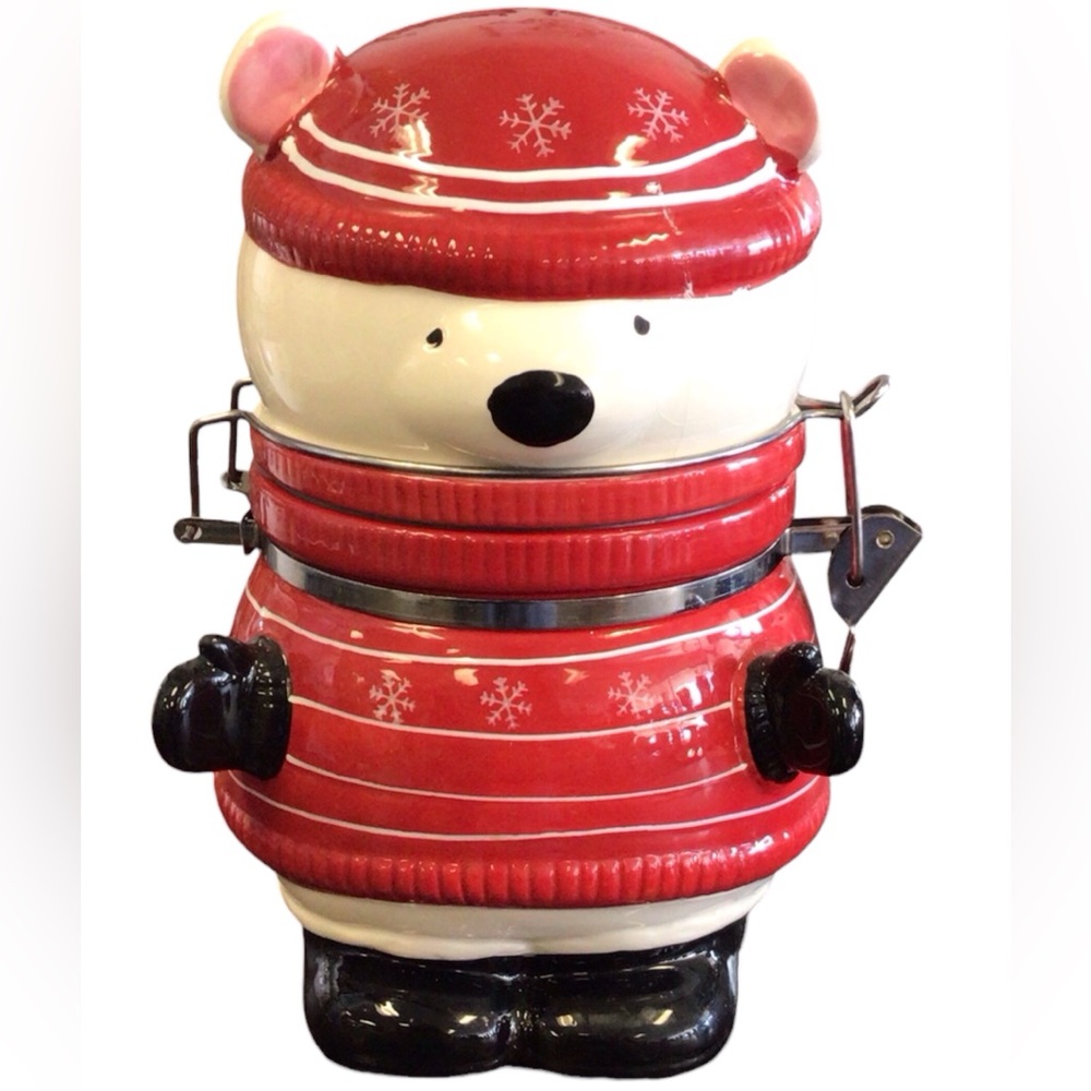 Polar Bear Cookie Jar